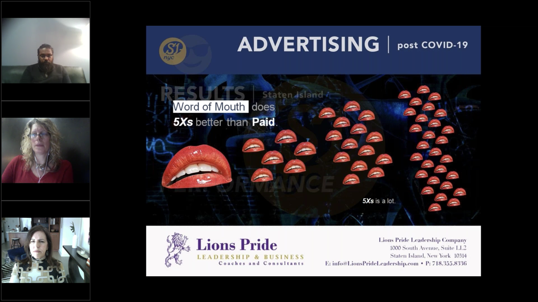 Word-of-Mouth (Statistics) 5Xs better