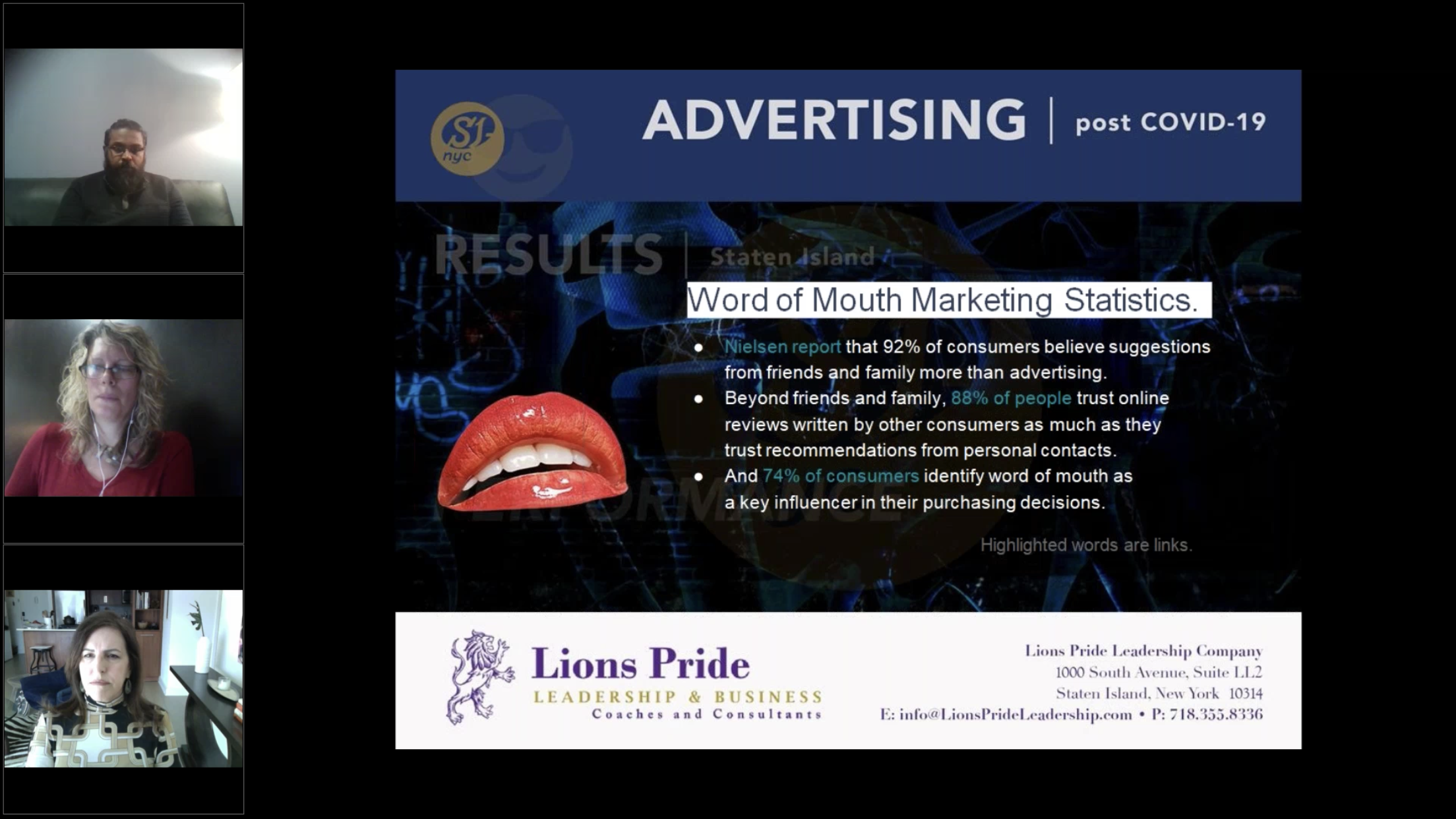 Word-of-Mouth (Statistics)