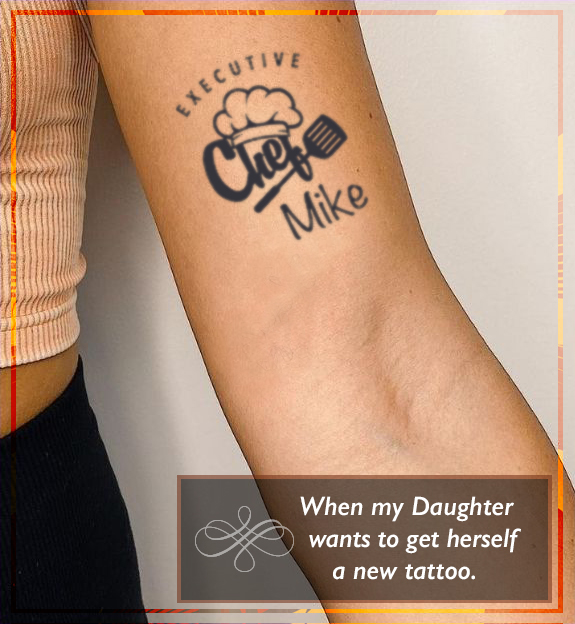 Executive Chef Mike (tattoo)