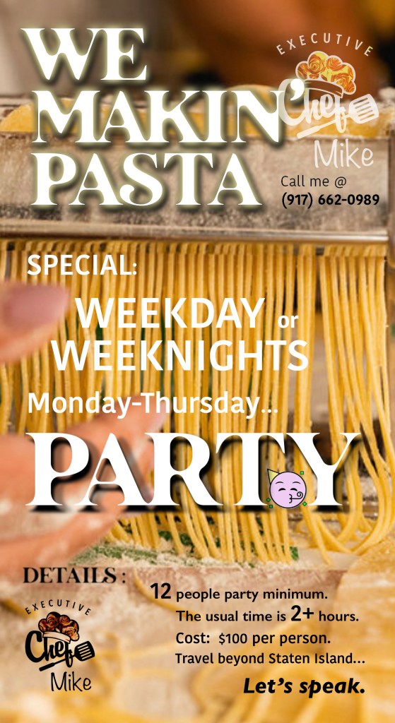 "We Makin' Pasta" Weekday special...  